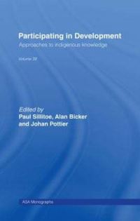 Book Cover for Participating in Development by Paul Sillitoe, Alan Bicker, Johan Pottier