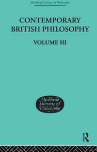 Book Cover for Contemporary British Philosophy by Hywel D Lewis
