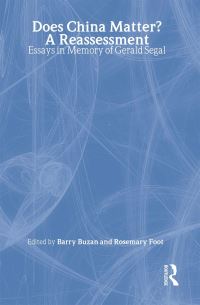 Book Cover for Does China Matter? by Gerald Segal, Barry Buzan, Rosemary Foot