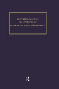 Book Cover for John Elliot Cairnes by John Elliott Cairnes, Thomas A Boylan, Tadhg Foley