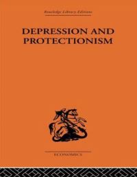 Book Cover for Economic History. Depression and Protectionism by Forrest Capie