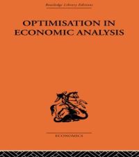 Book Cover for Optimisation in Economic Analysis by Gordon Mills
