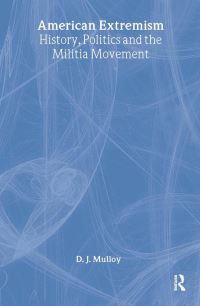 Book Cover for American Extremism by D J Mulloy