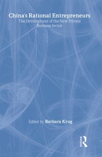 Book Cover for China's Rational Entrepreneurs by Barbara Krug