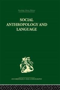 Book Cover for Social Anthropology and Language by Edwin Ardener
