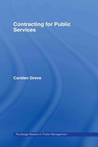 Book Cover for Contracting for Public Service by Greve Carsten