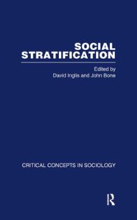 Book Cover for Social Stratification by David Inglis, John Bone