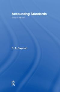 Book Cover for Accounting Standards by R A Rayman