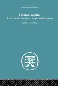 Book Cover for Finance Capital by Rudolph Hilferding