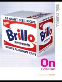 Book Cover for On Criticism by Noël Carroll
