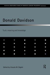 Book Cover for Donald Davidson by Ursula M Zeglen