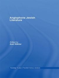 Book Cover for Anglophone Jewish Literatures by Axel Stähler