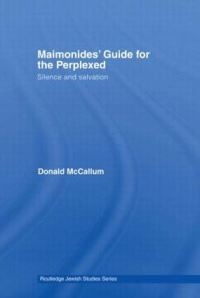 Book Cover for Maimonides' Guide for the Perplexed by Donald McCallum