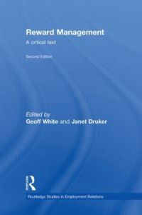 Book Cover for Reward Management by Geoff White, J Druker
