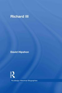 Book Cover for Richard III by David Hipshon