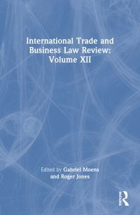 Book Cover for International Trade and Business Law Review by Gabriel Moens, Roger Jones