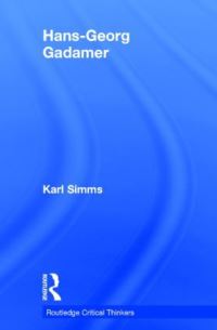 Book Cover for Hans-Georg Gadamer by Karl Simms