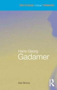 Book Cover for Hans-Georg Gadamer by Karl Simms