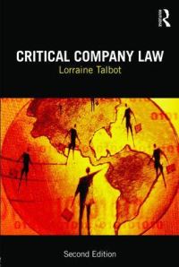 Book Cover for Critical Company Law by Lorraine Talbot