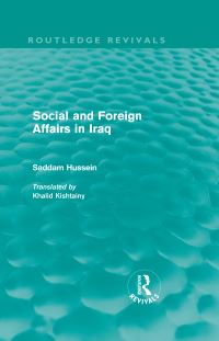 Book Cover for Social and Foreign Affairs in Iraq by Saddam Hussein