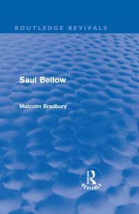 Book Cover for Saul Bellow by Malcolm Bradbury