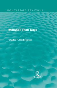 Book Cover for Marshall Plan Days by Charles P Kindleberger