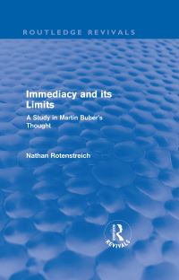 Book Cover for Immediacy and Its Limits (Routledge Revivals) by Nathan Rotenstreich