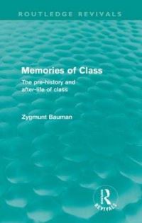 Book Cover for Memories of Class by Zygmunt Bauman