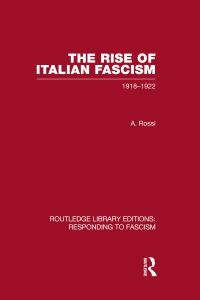 Book Cover for The Rise of Italian Fascism (RLE Responding to Fascism) by A Rossi