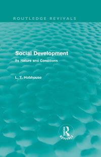 Book Cover for Social Development by L T Hobhouse