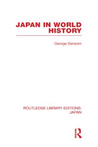 Book Cover for Japan in World History by George Bailey Sansom