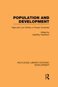 Book Cover for Population and Development by Geoffrey Hawthorn