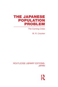 Book Cover for The Japanese Population Problem by Walter R Crocker
