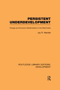 Book Cover for Persistent Underdevelopment by Jay R Mandle