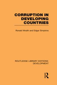 Book Cover for Corruption in Developing Countries by Ronald Wraith, Edgar Simpkins
