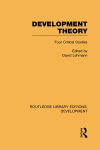 Book Cover for Development Theory by David Lehmann