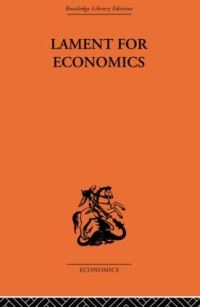 Book Cover for Lament for Economics by Barbara Wootton