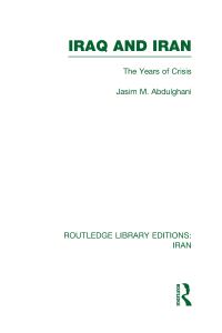 Book Cover for Iraq and Iran by J M Abdulghani