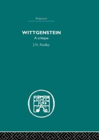 Book Cover for Wittgenstein by J N Findlay