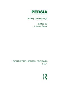 Book Cover for Persia by John A Boyle
