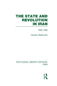 Book Cover for The State and Revolution in Iran by Hossein Bashiriyeh