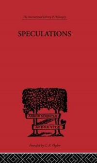 Book Cover for Speculations by Herbert Read