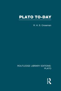 Book Cover for Plato Today by R H S Crossman