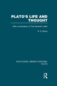 Book Cover for Plato's Life and Thought by R S Bluck