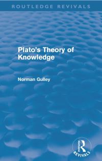 Book Cover for Plato's Theory of Knowledge by Norman Gulley