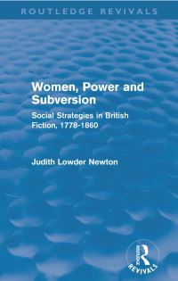 Book Cover for Women, Power and Subversion by Judith Lowder Newton