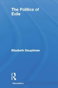 Book Cover for The Politics of Exile by Elizabeth Dauphinee