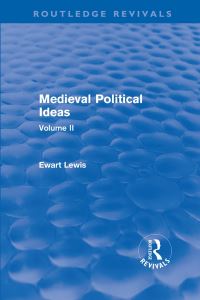 Book Cover for Medieval Political Ideas by Ewart Lewis