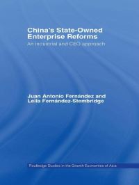 Book Cover for China's State Owned Enterprise Reforms by Juan Antonio Fernandez, Leila FernándezStembridge