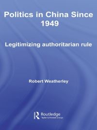 Book Cover for Politics in China Since 1949 by Robert Weatherley